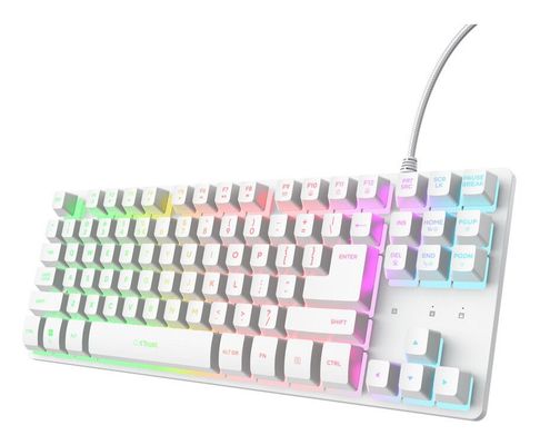 Trust GXT833 THADO TKL KEYBOARD WHT UK