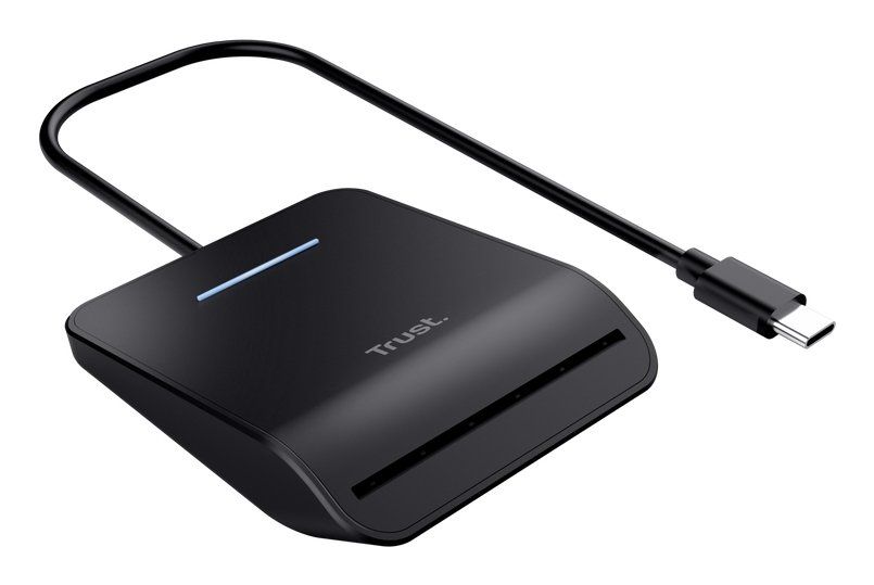Trust Primo smart card reader Indoor USB USB Type-C Black - Image 1