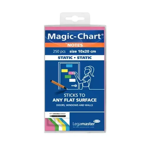 Legamaster Magic-Chart note 10x20cm assorted 250pcs - Image 1