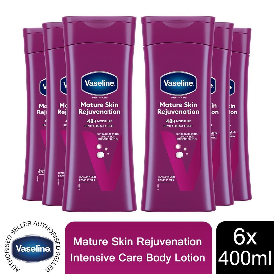 Vaseline Intensive Care Body Lotion, Mature Skin, 400ml - Buy 6 / 26cm - Image 1