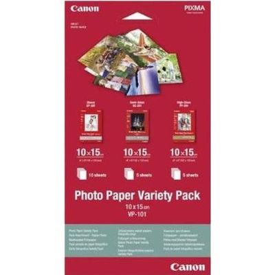 Canon VP-101 Photo Paper Variety Pack 4x6” - 20 Sheets