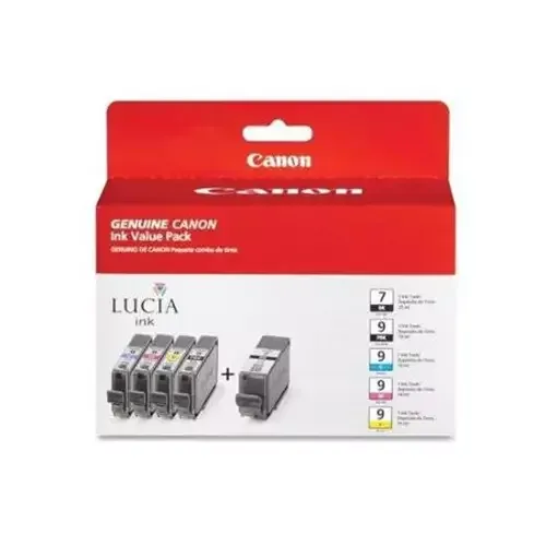 Canon PGI-9 PBK/C/M/Y/GY 5 Ink Cartridge Multipack - Image 1