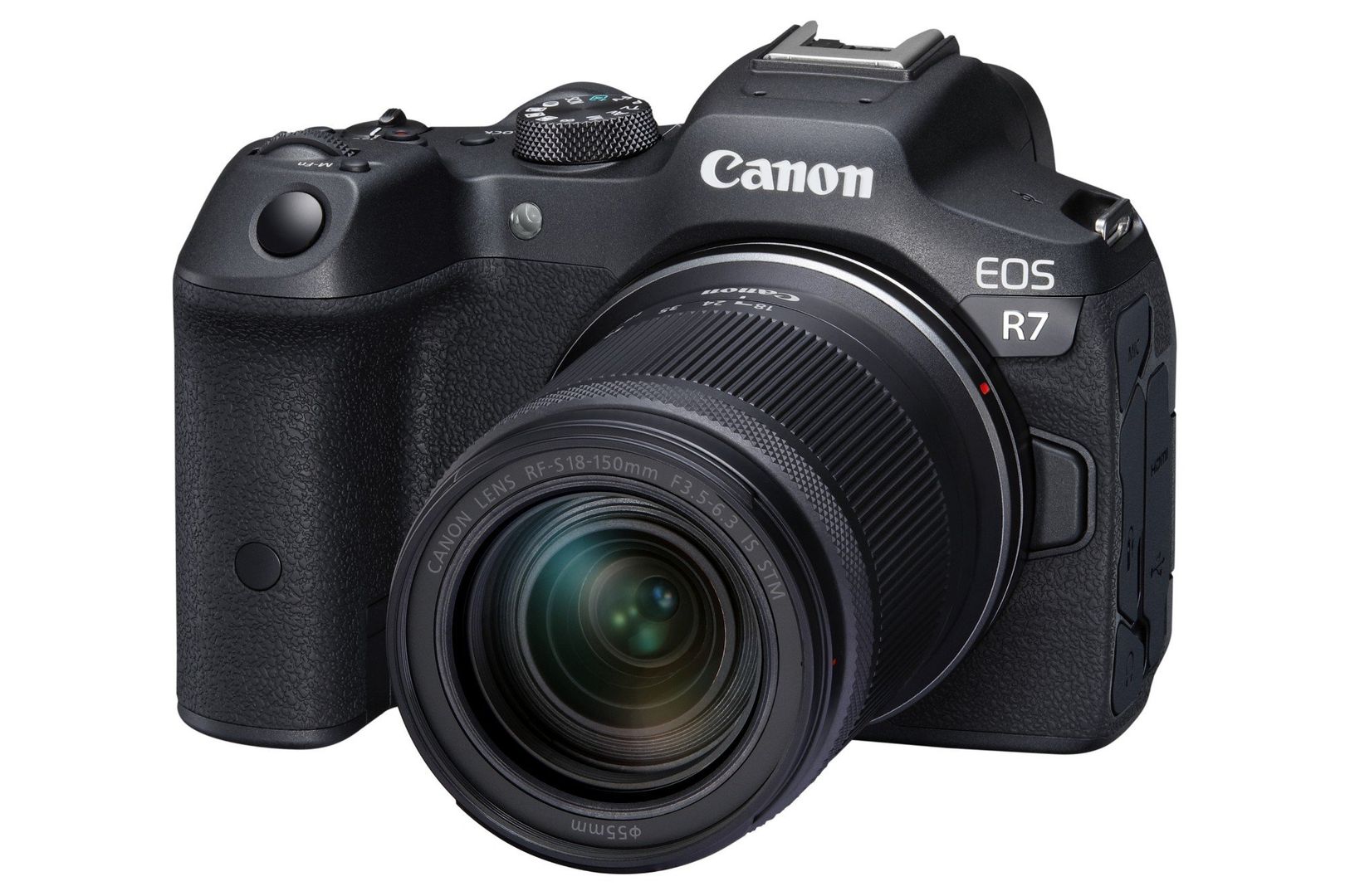 CANON EOS R7 Mirrorless Camera with RF-S 18-150 mm f/3.5-6.3 IS STM Lens, Black - Image 1
