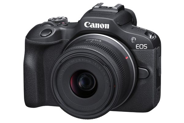 CANON EOS R100 Mirrorless Camera with RF-S 18-45 mm f/4.5-6.3 IS STM Lens, Black