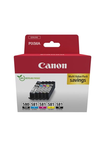 Canon 2078C008 ink cartridge 5 pc(s) Original Black Cyan Magenta Yellow