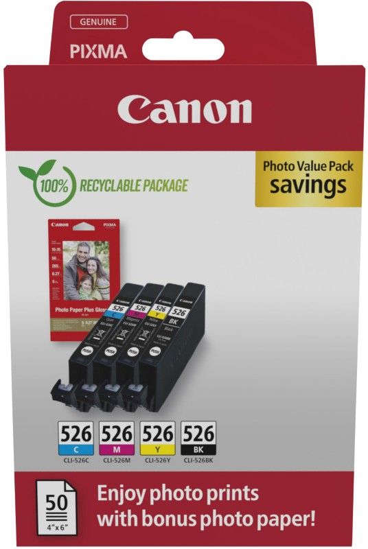 Canon 4540B019 ink cartridge 4 pc(s) Original Black Cyan Magenta Yellow - Image 1