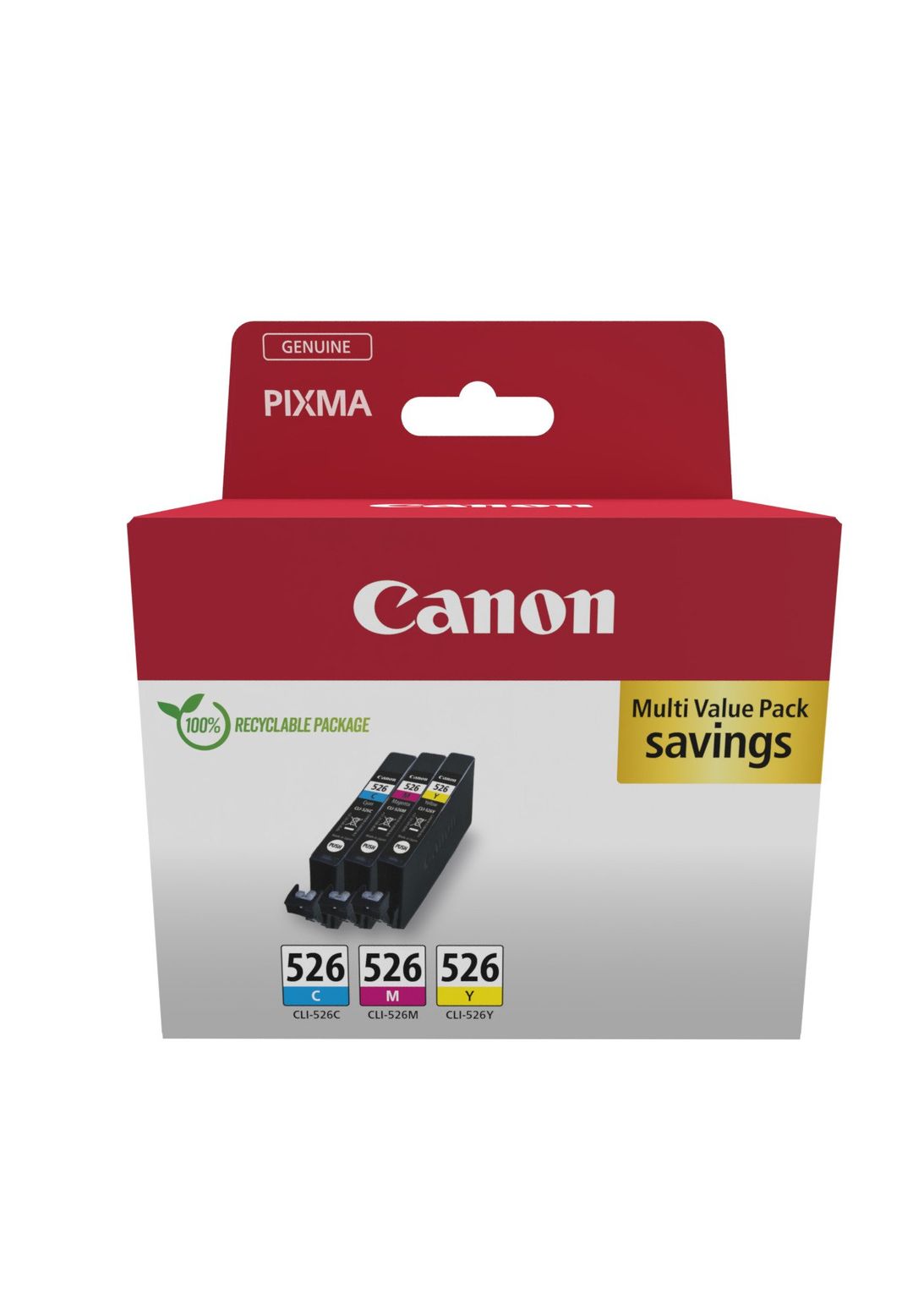 Canon 4541B018 ink cartridge 3 pc(s) Original Cyan, Magenta, Yellow - Image 1