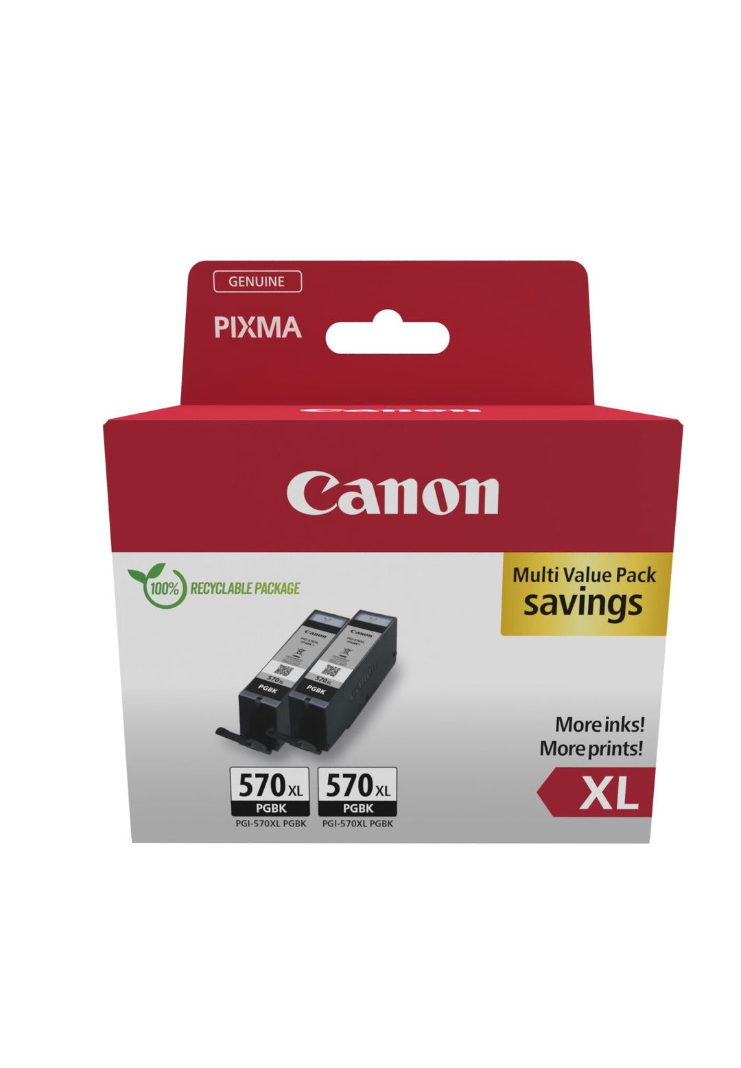 Canon 0318C010 ink cartridge 2 pc(s) Original High (XL) Yield Black - Image 1