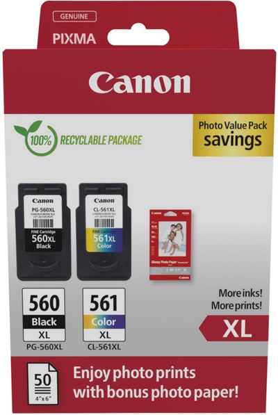 Canon 3712C008 ink cartridge 2 pc(s) Original High (XL) Yield Black Cyan Magenta Yellow