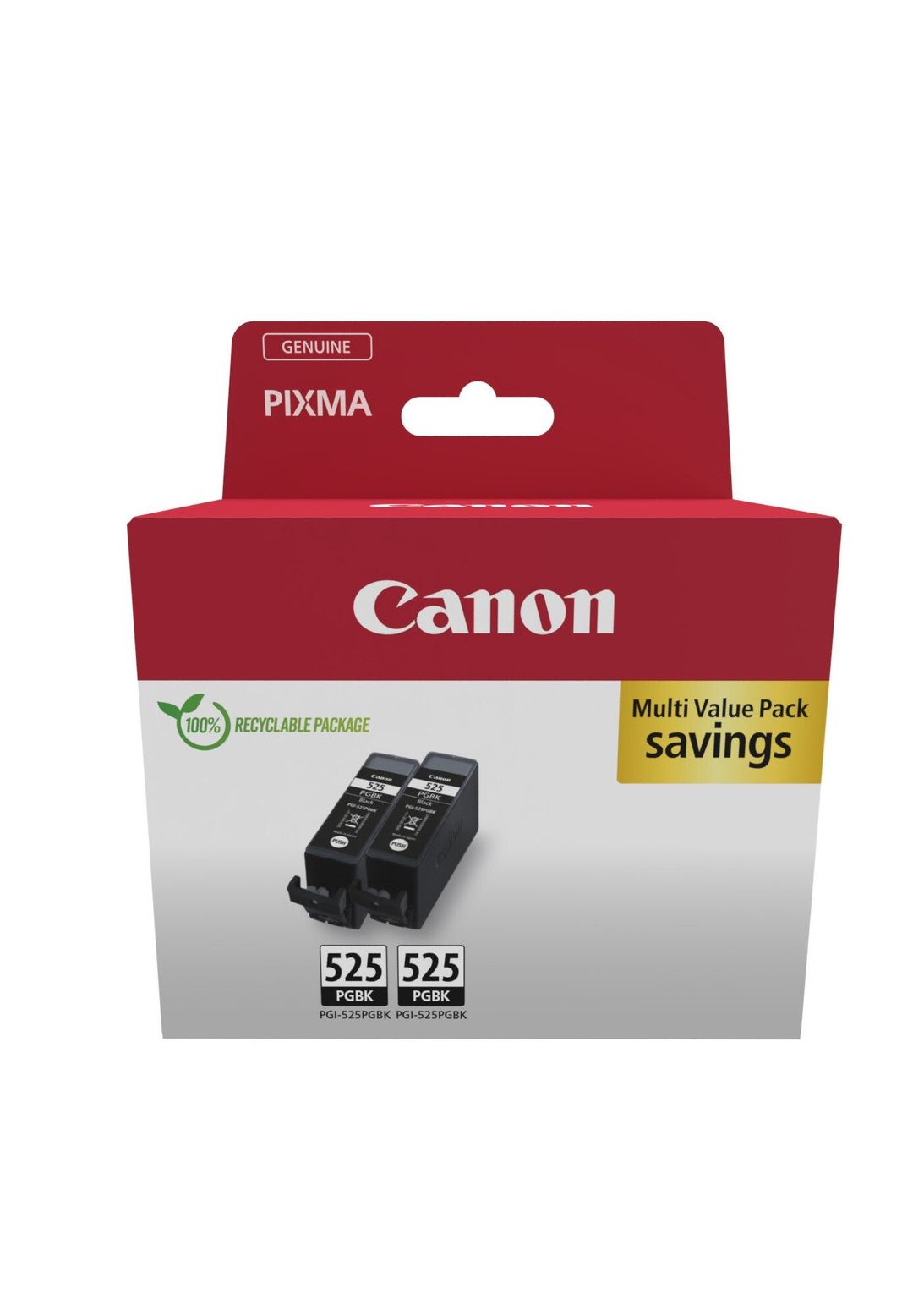 Canon 4529B017/PGI-525PGBK Ink cartridge black pigmented twin pack Bli - Image 1