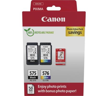 Canon 5438C004 ink cartridge 2 pc(s) Original Black Cyan Magenta Yellow