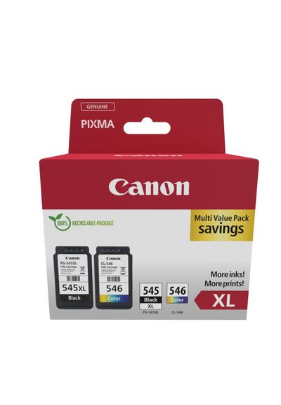 Canon 8286B012. Cartridge capacity: High (XL) Yield Supply type: Photo value pack Printing colours: Black Cyan Magenta Yellow Quantity per pack: 2 pc(s)
