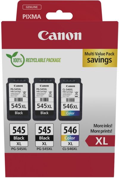 Canon 8286B013 ink cartridge 3 pc(s) Original High (XL) Yield Black Cyan Magenta Yellow