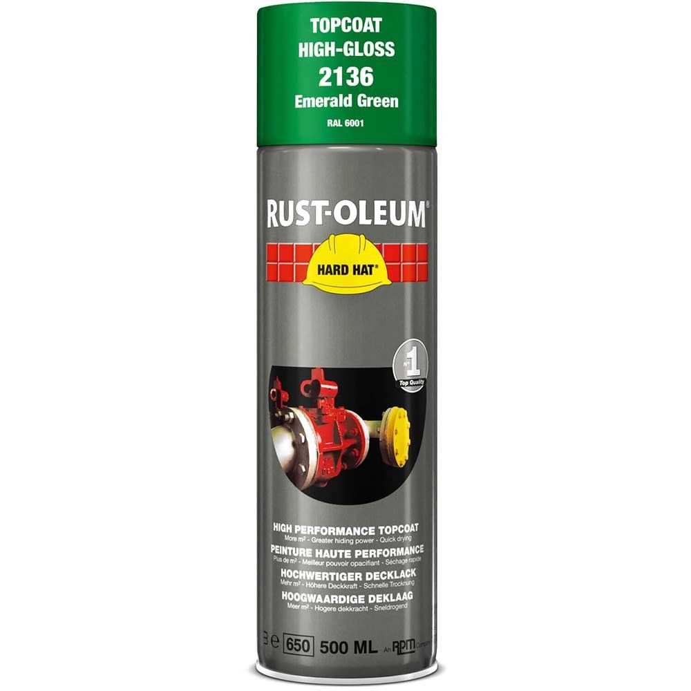 Rust Emerald Rust Oleum Hard Hat Metal Spray Paint Emerald Green 500ml | TheBetterBuy