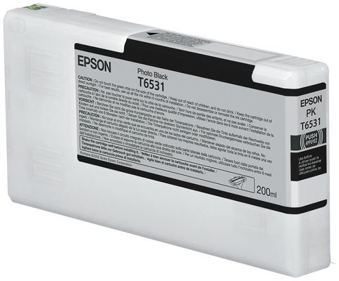 Epson T6531 Photo Black Ink Cartridge (200ml) - Thumbnail 1