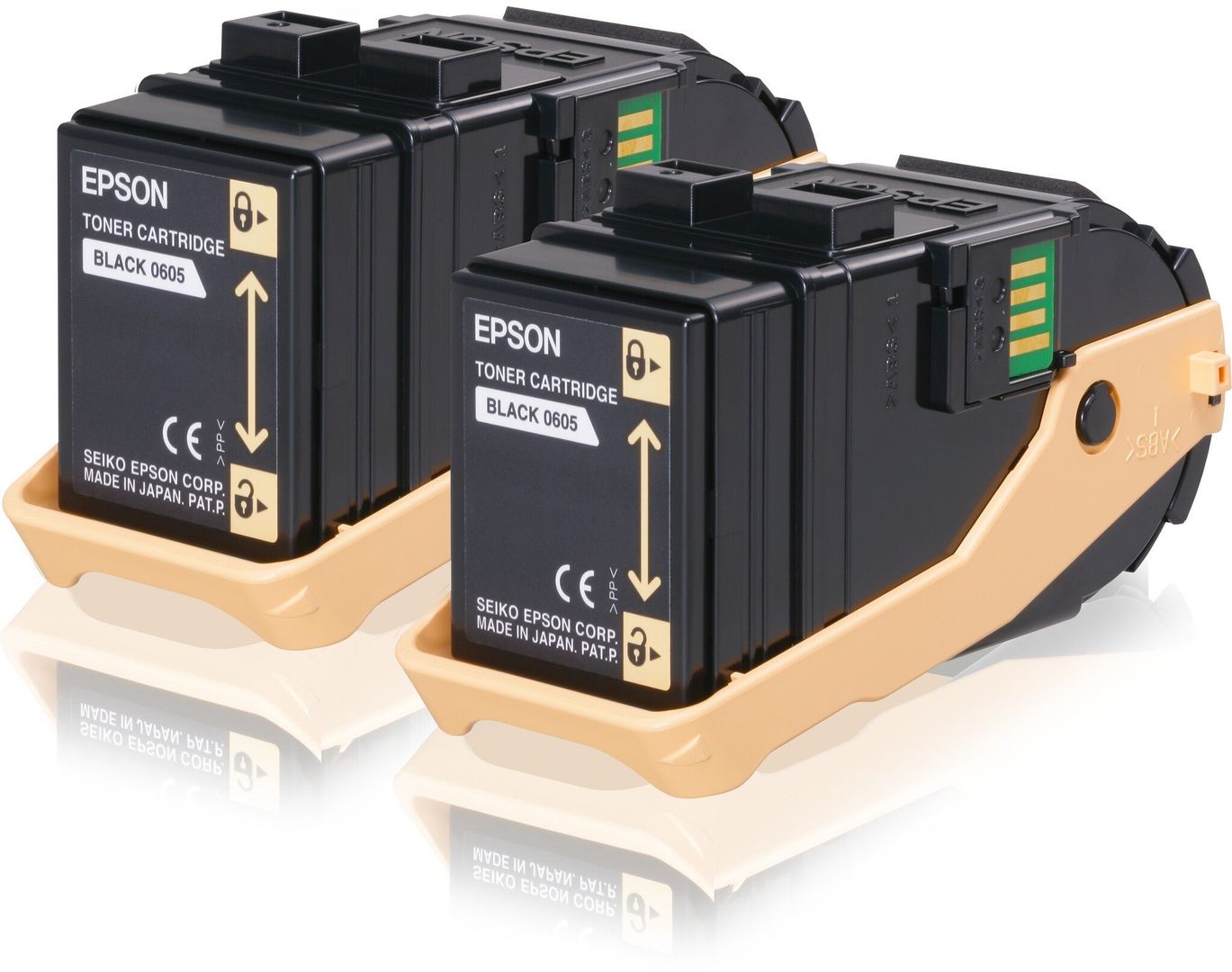 Epson Double Pack Toner Cartridge Black 6.5kx2 - Image 1
