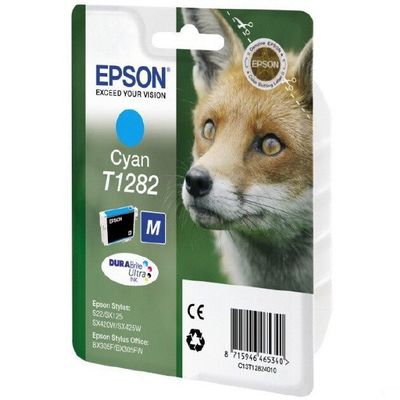 Epson C13T12824011/T1282 Ink cartridge cyan. 175 pages 3.5ml for Epson
