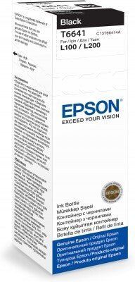 Epson C13T66414A/T6641 Ink bottle black. 4K pages 70ml for Epson L 300
