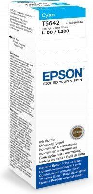 Epson C13T66424A/T6642 Ink bottle cyan. 6.5K pages 70ml for Epson L 30