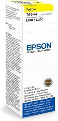 Epson C13T66444A/T6644 Ink bottle yellow. 6.5K pages 70ml for Epson L