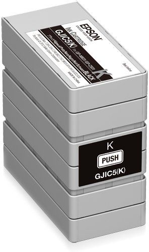 Epson GJIC5(K): Ink cartridge for ColorWorks C831 and GP-M831 (Black) - Image 1