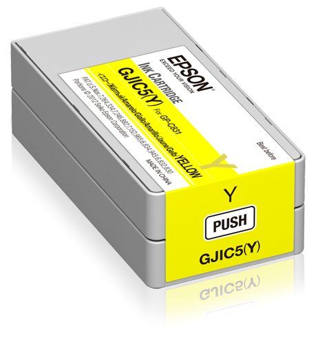 Epson GJIC5(Y): Ink cartridge for ColorWorks C831 (Yellow) (MOQ=10) - Image 1