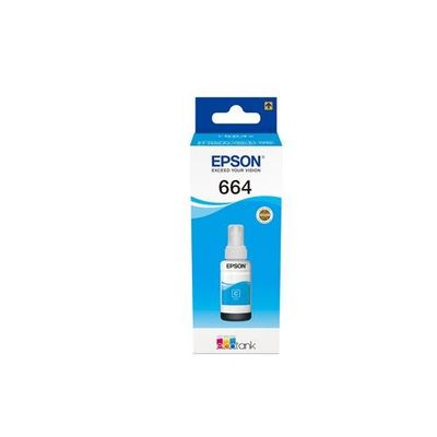 EPSON T6642 Cyan Ecotank Ink Bottle - 70 ml, Cyan