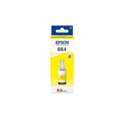 EPSON T6644 Yellow Ecotank Ink Bottle - 70 ml, Yellow