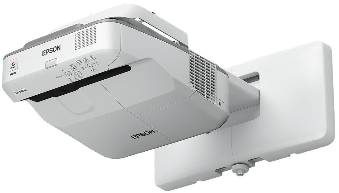 Epson EB-695Wi Ultra short throw projector 3500 ANSI lumens 3LCD WXGA (1280x800) Grey White - Image 1