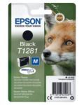 Epson Fox Singlepack Black T1281 DURABrite Ultra Ink