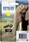 Epson Elephant Singlepack Yellow 24 Claria Photo HD Ink - Image 1
