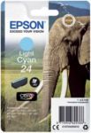 Epson Elephant Singlepack Light Cyan 24 Claria Photo HD Ink