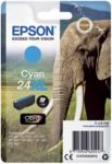 Epson Elephant Singlepack Cyan 24XL Claria Photo HD Ink - Image 1