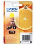 EPSON No. 33 Oranges Yellow Ink Cartridge, Yellow - Image 1