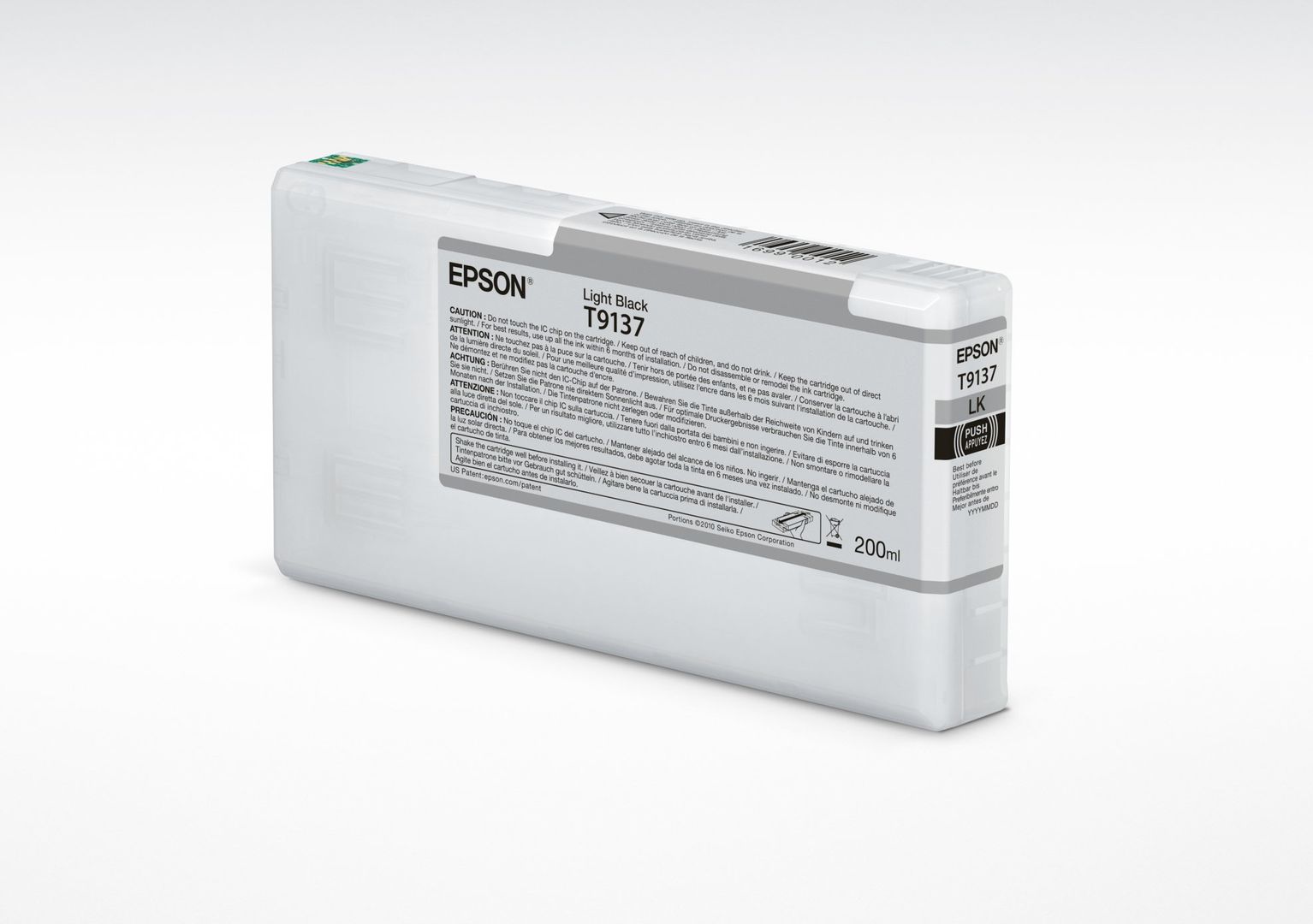 Epson T9137 Light Black Ink Cartridge (200ml) - Image 1