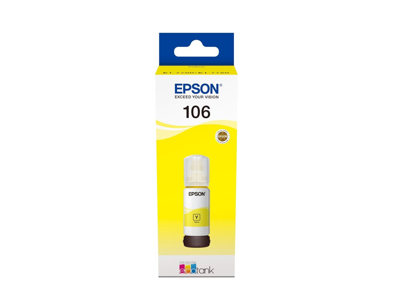 Epson 106 EcoTank Yellow ink bottle - Image 1