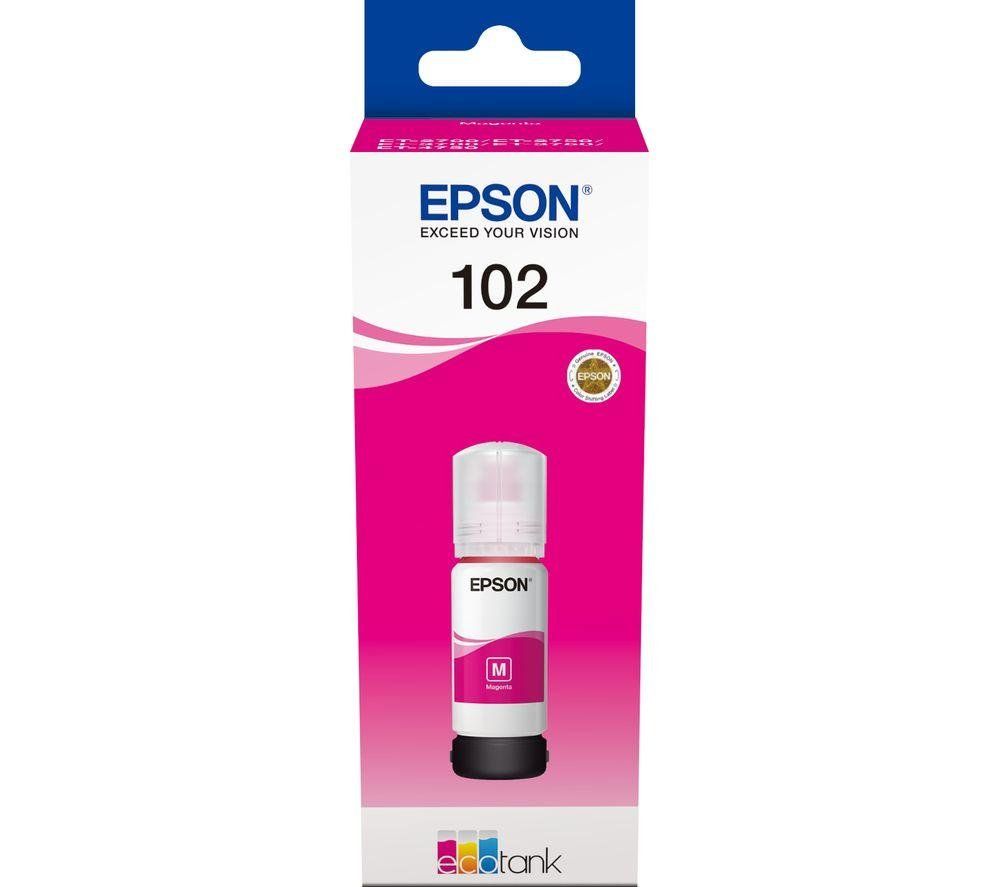 Epson 102 EcoTank Magenta ink bottle - Image 1