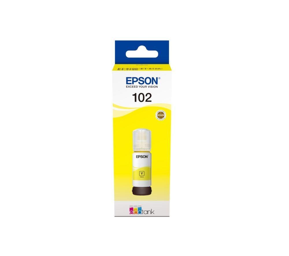 Epson 102 EcoTank Yellow ink bottle - Image 1