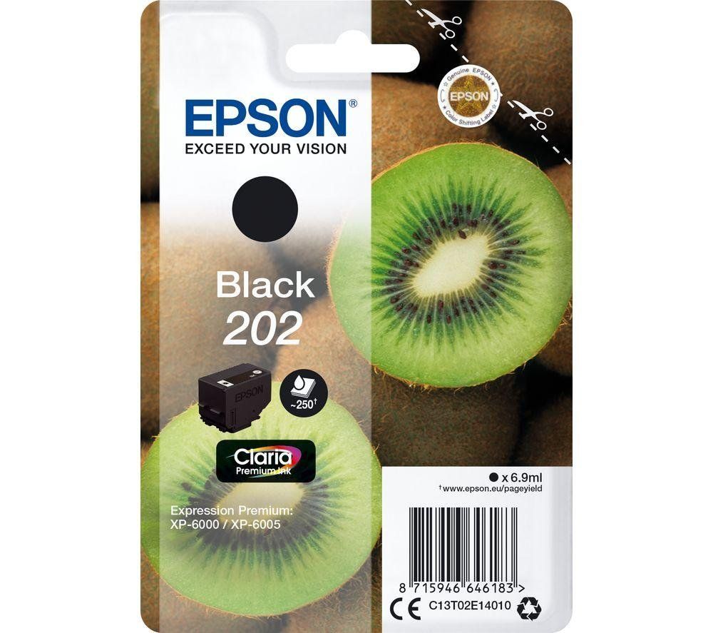 Epson Kiwi Singlepack Black 202XL Claria Premium Ink - Image 1