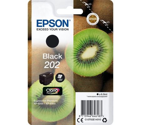 Epson Kiwi Singlepack Black 202XL Claria Premium Ink