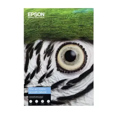 Epson Fine Art Cotton Smooth Natural A4 25 Sheets - Thumbnail 2