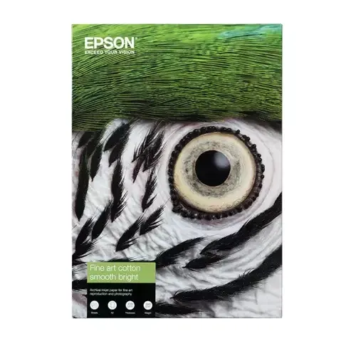 Epson Fine Art Cotton Smooth Bright A4 25 Sheets - Image 1
