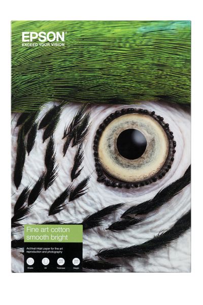 Epson Fine Art Cotton Smooth Bright A4 25 Sheets - Thumbnail 2