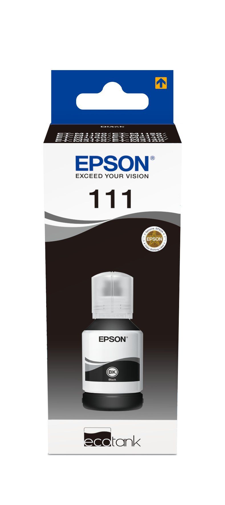 Epson 111 EcoTank Pigment black ink bottle - Image 1