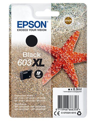 Epson C13T03A14010 ink cartridge 1 pc(s) Original High (XL) Yield Black - Image 1