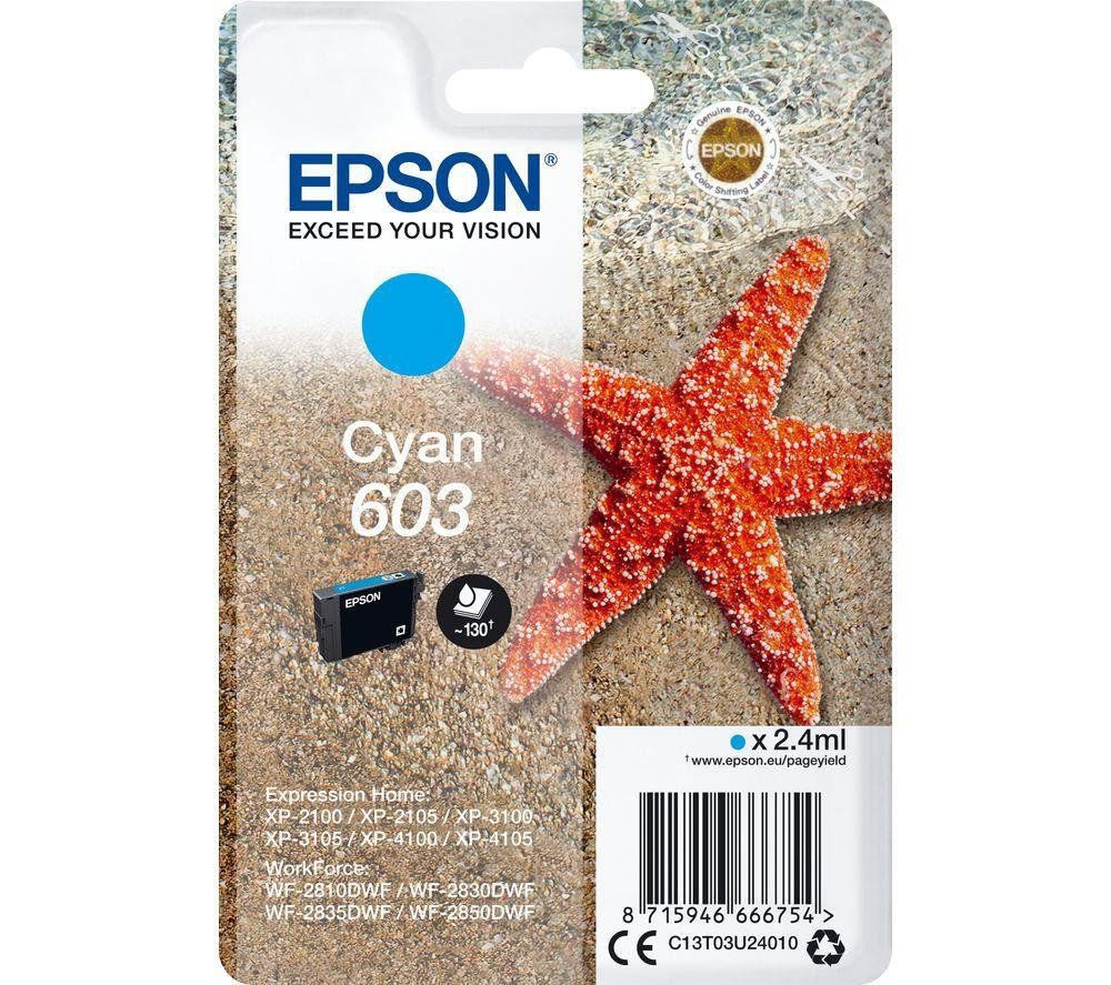 Epson C13T03U24010 ink cartridge 1 pc(s) Original Standard Yield Cyan - Image 1