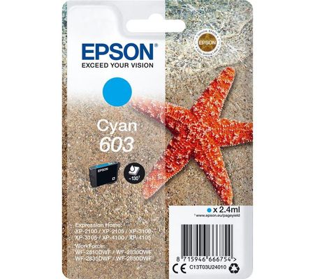 Epson C13T03U24010 ink cartridge 1 pc(s) Original Standard Yield Cyan