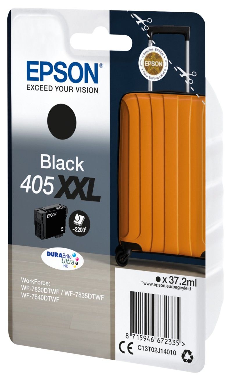 Epson 405XXL DURABrite Ultra Ink ink cartridge 1 pc(s) Original Extra (Super) High Yield Black - Image 1