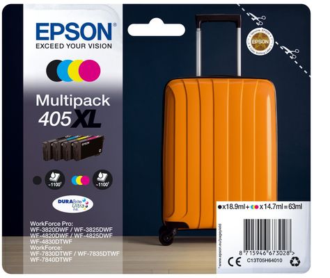 Epson 405XL ink cartridge 1 pc(s) Original High (XL) Yield Black Cyan Magenta Yellow