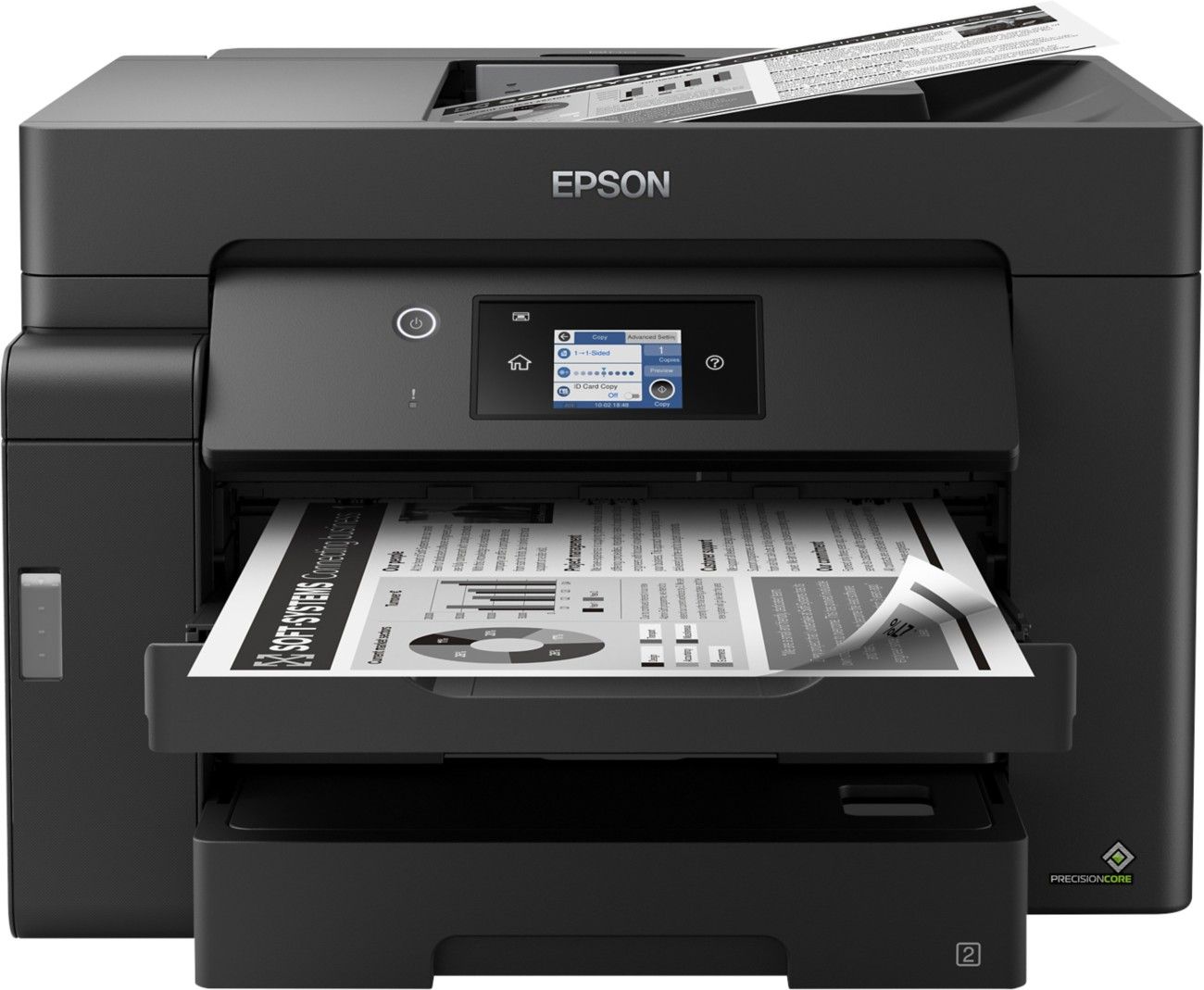 EPSON EcoTank ET-M16600 Monochrome All-in-One Wireless A3 Inkjet Printer, Black - Image 1